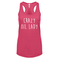Racerback Crazy Oil Lady Womens Tank Top