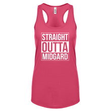 Racerback Straight Outta Midgard Womens Tank Top