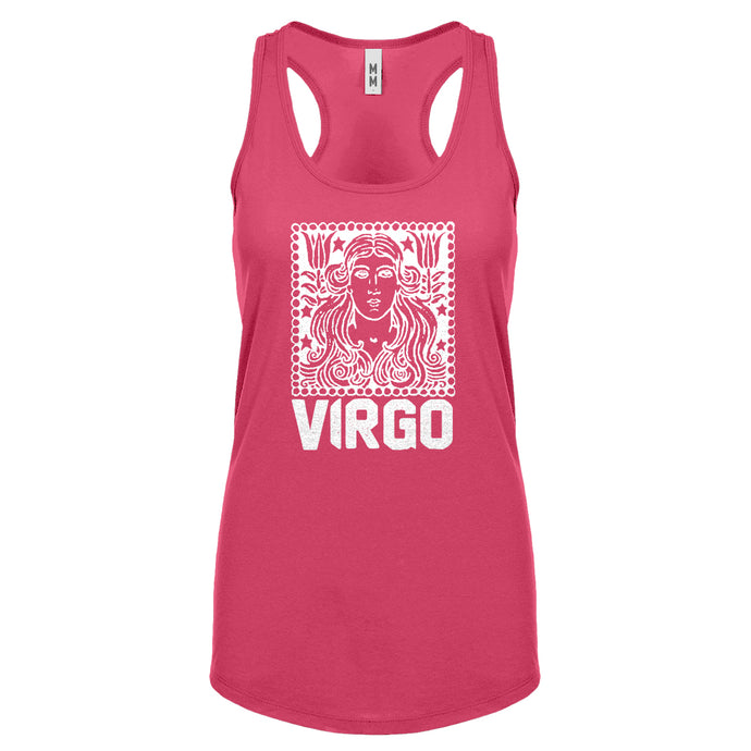 Racerback Virgo Zodiac Astrology Womens Tank Top
