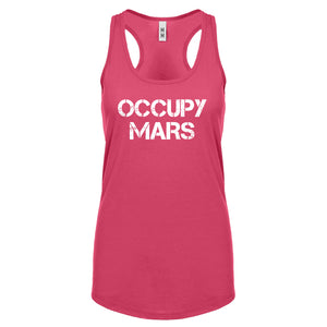 Occupy Mars Womens Racerback Tank Top
