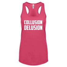 Collusion Delusion Womens Racerback Tank Top