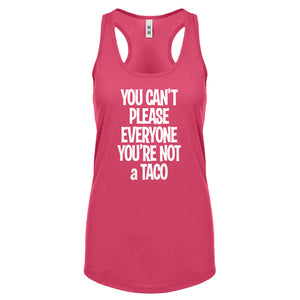 Racerback Youre not a Taco Womens Tank Top