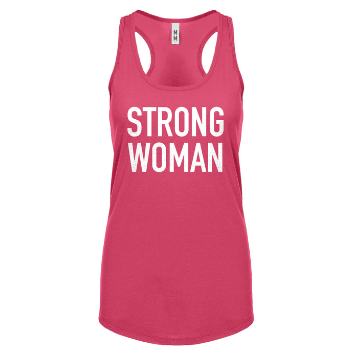 Racerback Strong Woman Womens Tank Top