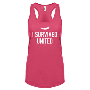 Racerback I Survived United Womens Tank Top