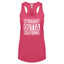 Straight Outta California Womens Racerback Tank Top