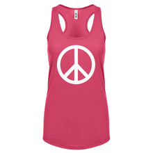 Peace Womens Racerback Tank Top