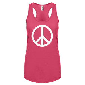Peace Womens Racerback Tank Top