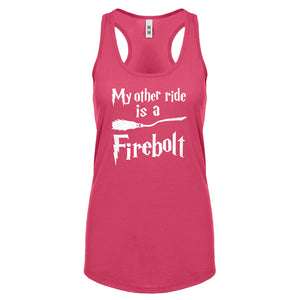 My Other Ride is a Firebolt Womens Racerback Tank Top