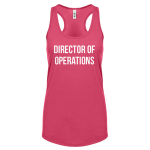 Director of Operations Womens Racerback Tank Top