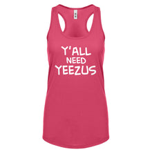 Racerback Yall Need Yeezus Womens Tank Top