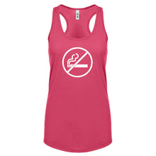 No Smoking Womens Racerback Tank Top