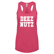 Racerback Deez Nuts Womens Tank Top