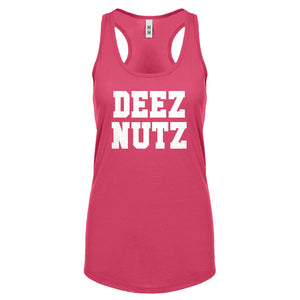 Racerback Deez Nuts Womens Tank Top