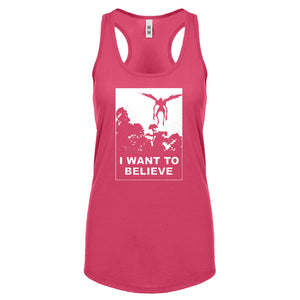 I Want to Believe Shinigami Womens Racerback Tank Top