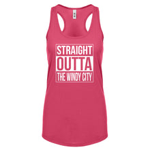 Straight Outta the Windy City Womens Racerback Tank Top