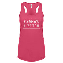 Racerback Karma's a Bitch Womens Tank Top