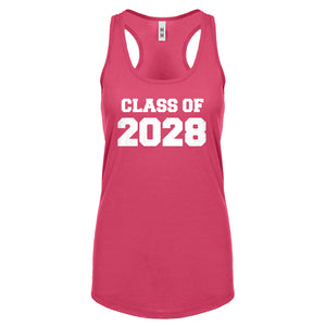 Class of 2028 Womens Racerback Tank Top