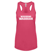 Weekend Warrior Womens Racerback Tank Top