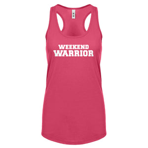 Weekend Warrior Womens Racerback Tank Top