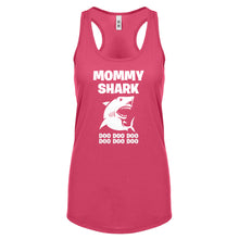 Mommy Shark Womens Racerback Tank Top