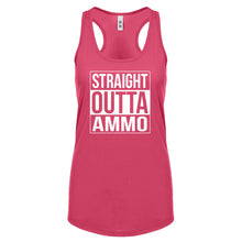 Straight Outta Ammo Womens Racerback Tank Top