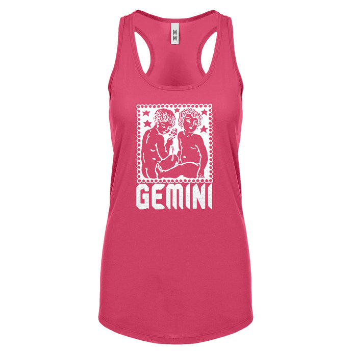 Racerback Gemini Zodiac Astrology Womens Tank Top
