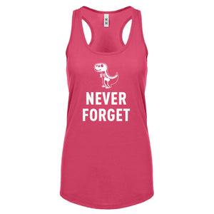 Racerback Never Forget Womens Tank Top