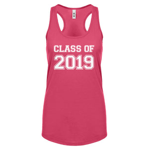 Racerback Class of 2019 Womens Tank Top