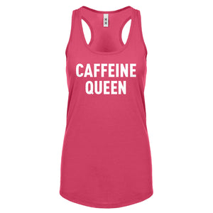 Racerback Caffeine Queen Womens Tank Top