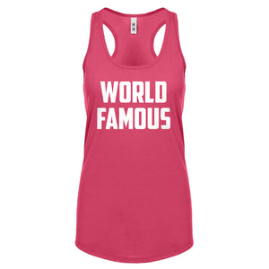 Racerback World Famous Womens Tank Top
