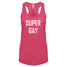 Super Gay Womens Racerback Tank Top