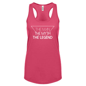 The Man the Myth the Legend Womens Racerback Tank Top