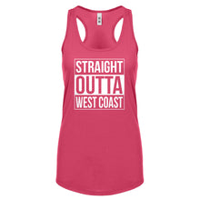 Straight Outta West Coast Womens Racerback Tank Top