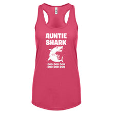 Auntie Shark Womens Racerback Tank Top