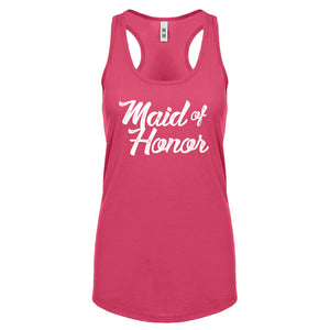 Racerback Maid of Honor Womens Tank Top