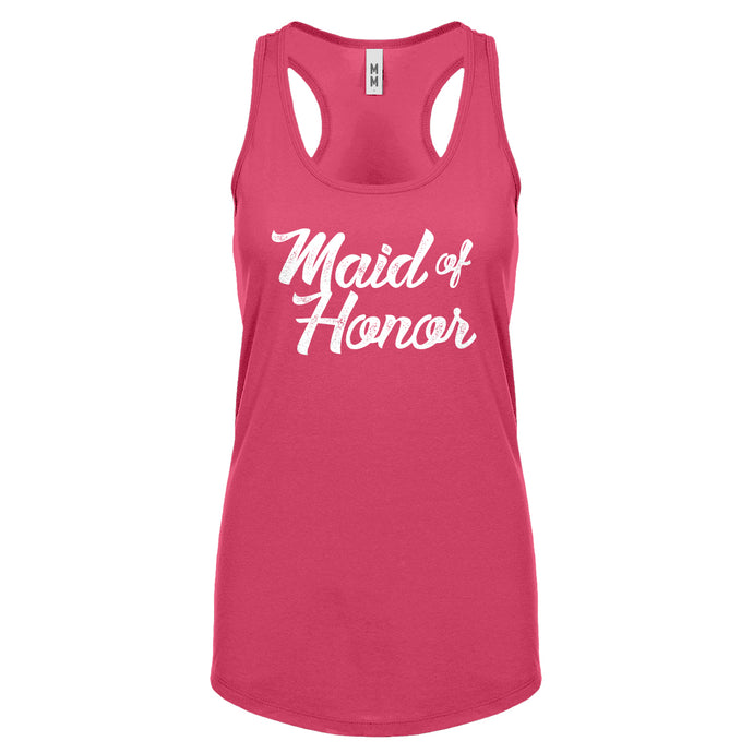 Racerback Maid of Honor Womens Tank Top