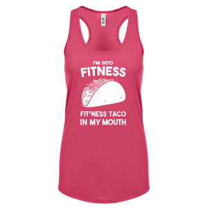 Racerback Fitness Taco Womens Tank Top