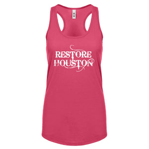 Racerback Restore Houston Womens Tank Top