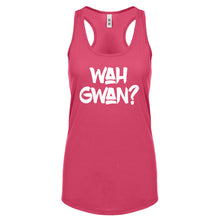 Wah Gwan? Womens Racerback Tank Top