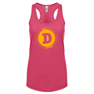 DOGECOIN Womens Racerback Tank Top