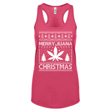 Racerback MerryJuana Christmas Womens Tank Top