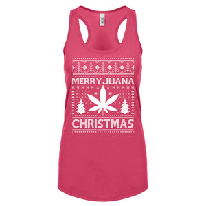 Racerback MerryJuana Christmas Womens Tank Top