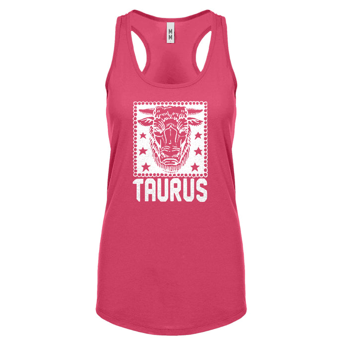 Racerback Taurus Zodiac Astrology Womens Tank Top