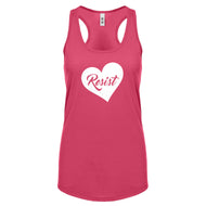 Racerback Resist Heart Womens Tank Top