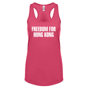 Freedom for Hong Kong Womens Racerback Tank Top