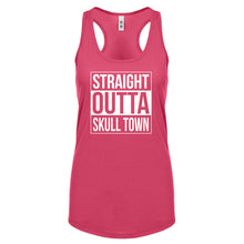 Straight Outta Skull Town Womens Racerback Tank Top