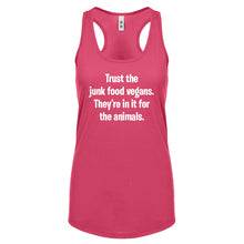 Junk Food Vegans Womens Racerback Tank Top