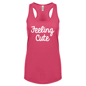 Feeling Cute Womens Racerback Tank Top