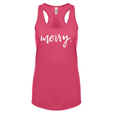 Merry. Womens Racerback Tank Top