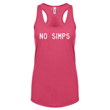 No Simps Womens Racerback Tank Top